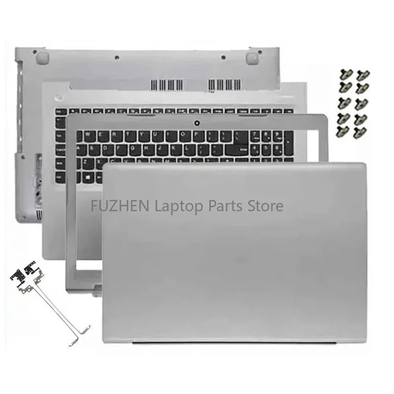 Novo Para Ideapad 310-15 15IKB 510-15ISK Portátil LCD Capa Traseira Moldura Frontal Superior Apoio As Mãos Caso Inferior