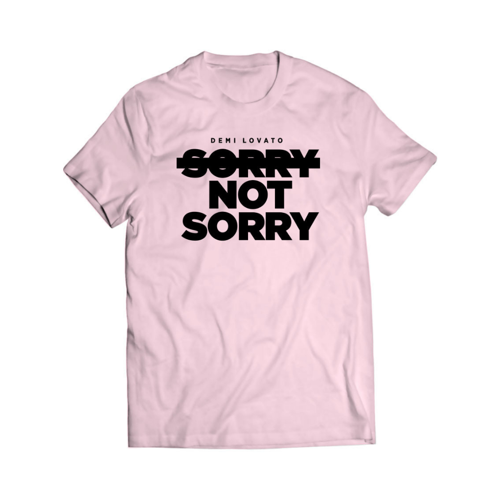 Camiseta Demi Lovato Sorry Not Sorry [ALMERCH]