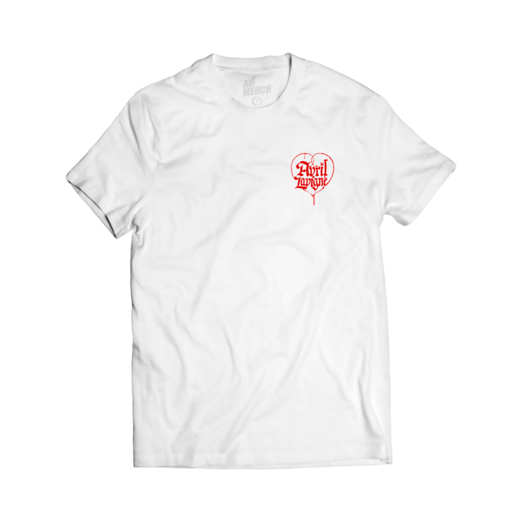 Camiseta Avril Lavigne Love Sux AL Heart [ALMERCH]