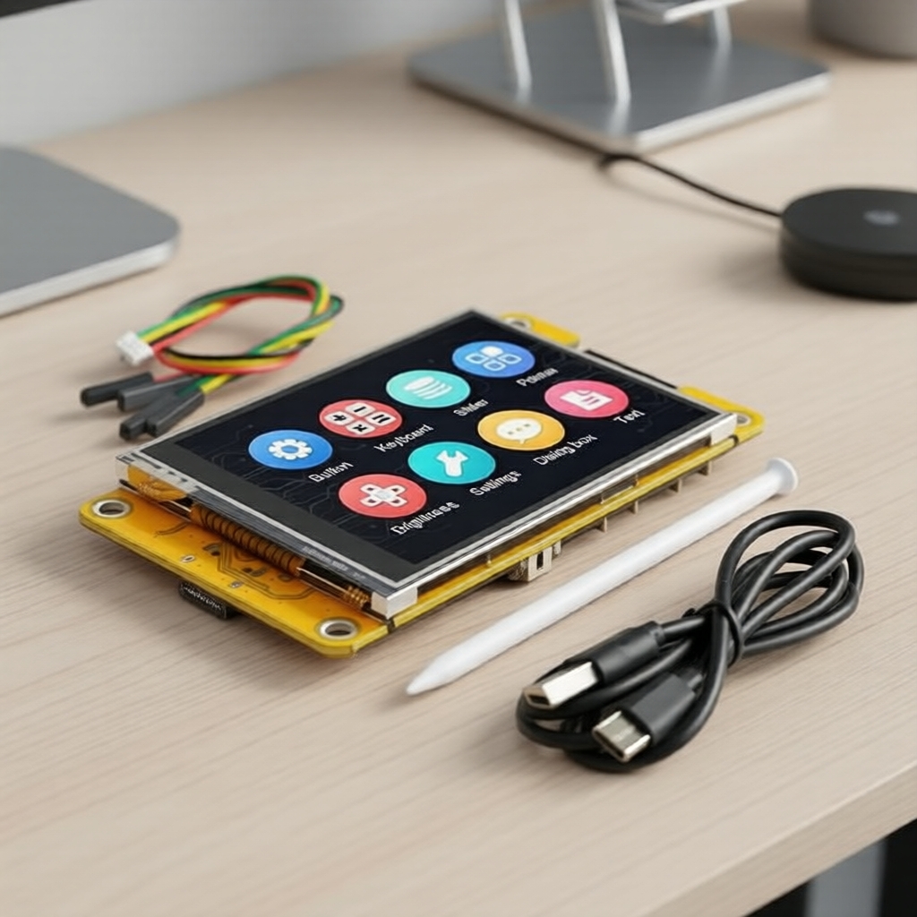 Hosyond Placa de Display de Tela de Toque TFT LCD 2,8 para Arduino, ESP32, ILI9341 240x320, Touch Resistivo, WiFi & BT
