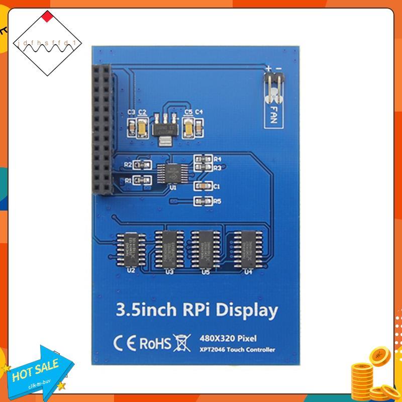 [Promover J] Módulo De Tela De Toque De 3.5 Polegadas SPI 480X320 Com Resistiva De Interface De Ventilador 5V Para 3B +/
