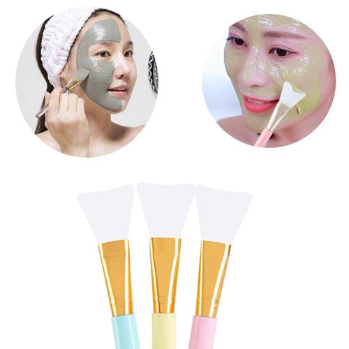 1PCS Silicone Facial Mask Brush DIY Face tool Silicone Mixing Skin Care Cosmetic Makeup Brushes