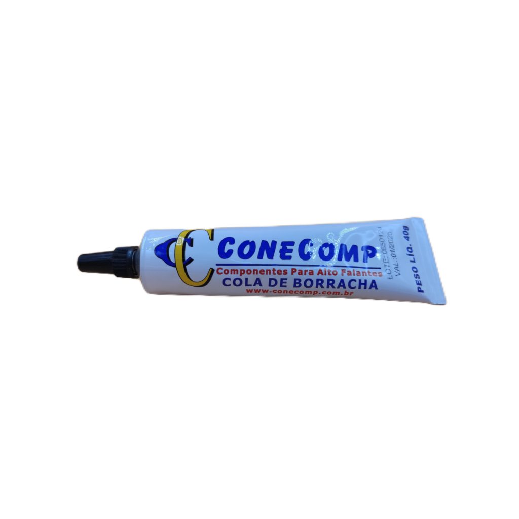 Cola Borracha Preta Para Alto Falante 40g