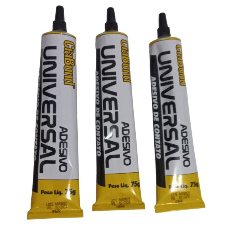 kit 3 colas universal de contato ambar p/ Alto-falantes