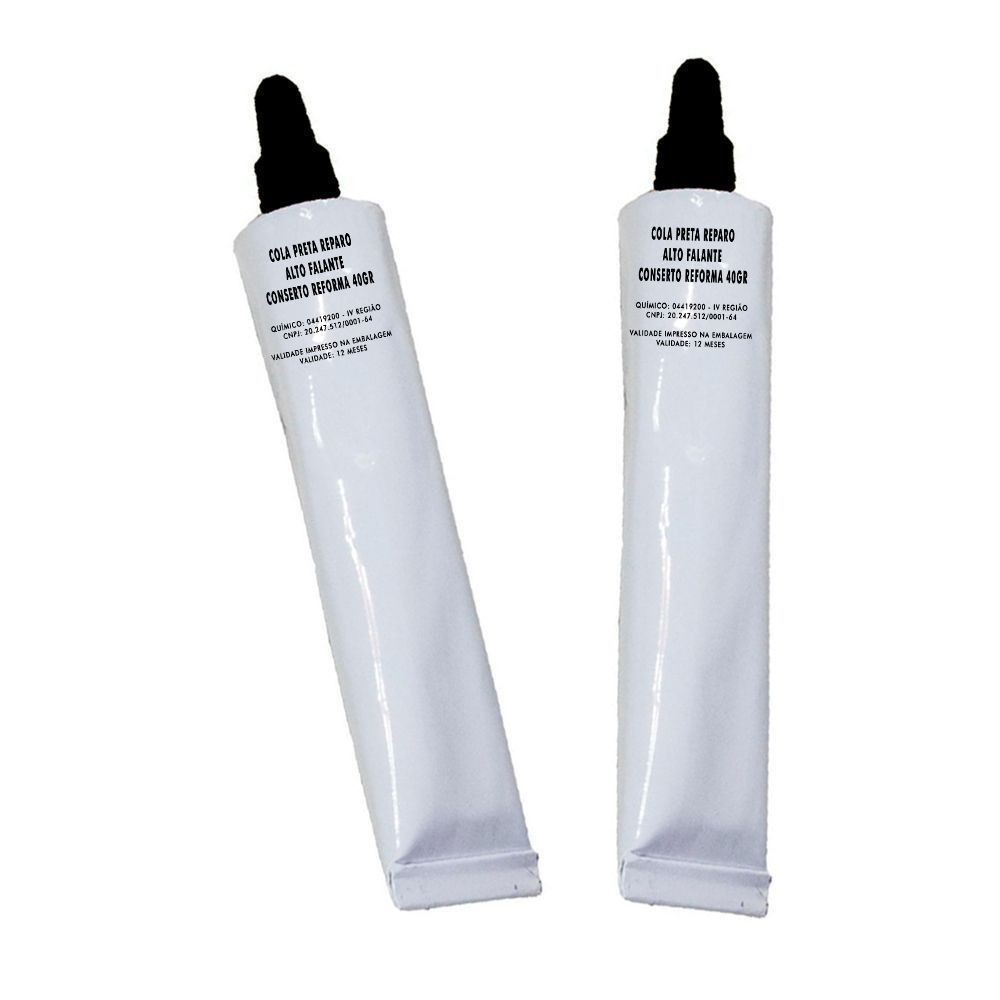 2 Colas Preta Reparo Alto Falante Conserto Reforma 40Gr
