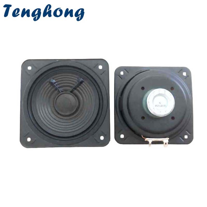 Tenghong 2 Peças 4 Tamanhos 105MM Unidade De Alto-Falante Ultrafino De Graves Médios 4 Ohm 15W Woofer De Áudio Reverso D