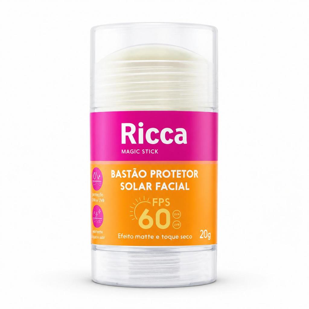 Bastão Protetor Solar Facial Ricca Fps 60 Cód.3816