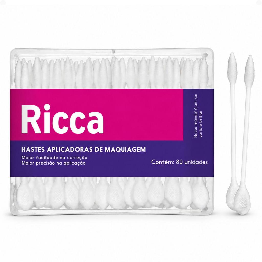 HASTES RICCA APLICADORES DE MAQUIAGEM CÓD.571