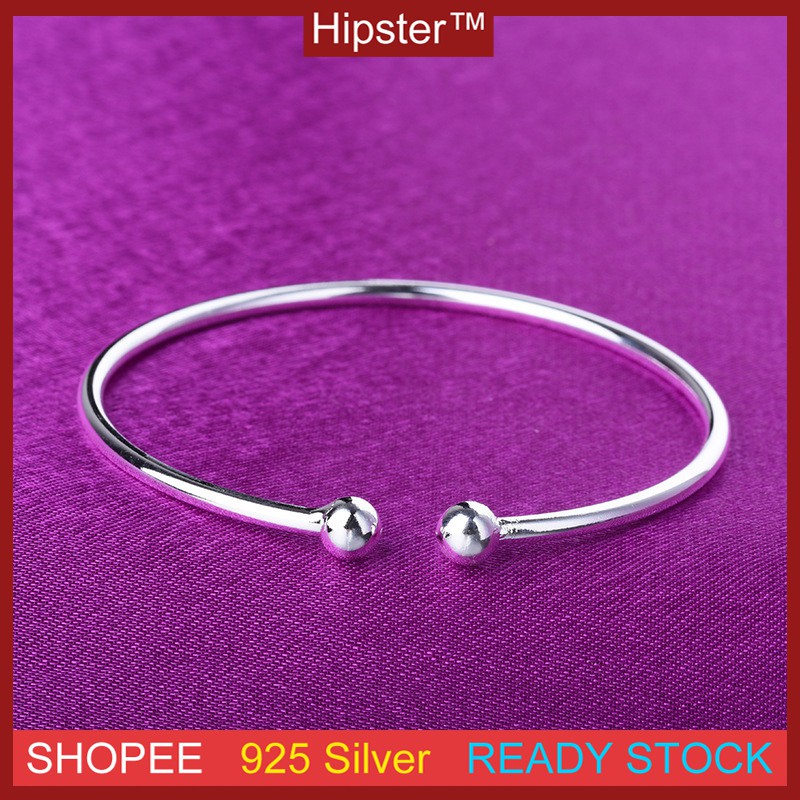 Pulseira De Prata Esterlina Acess Rios De Moda S925 De Prata Design Simples Personalizado Coringa