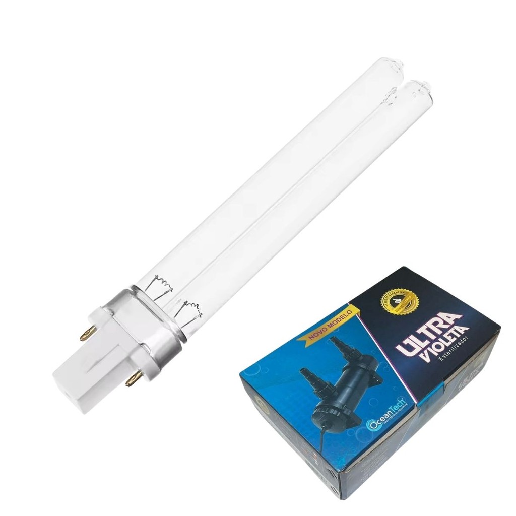Ocean Tech Lâmpada 9w Uv Ultra Violeta P/ Filtro Germicida