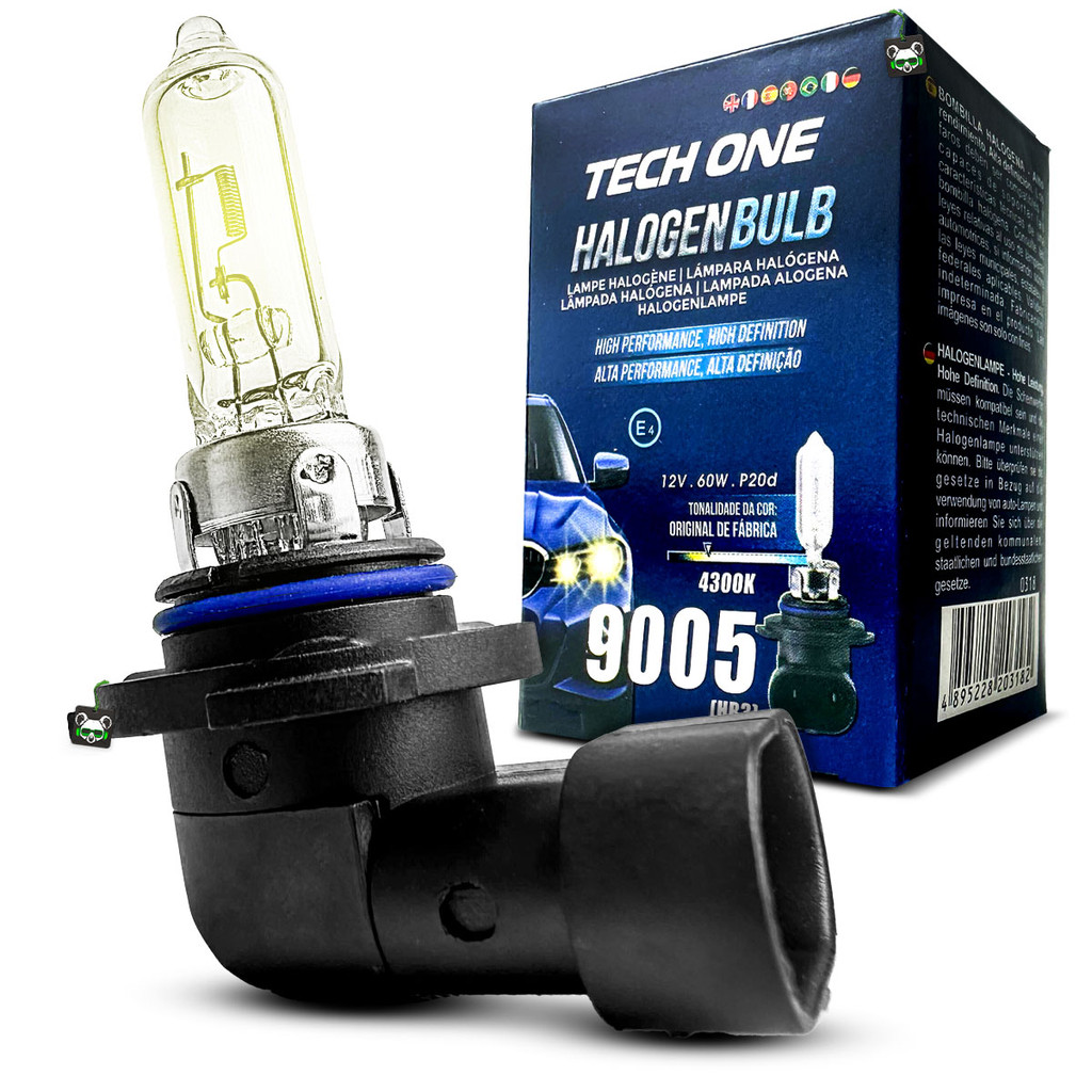 Lâmpada Halógena 9005 HB3 4300k 12v 60w Tech One