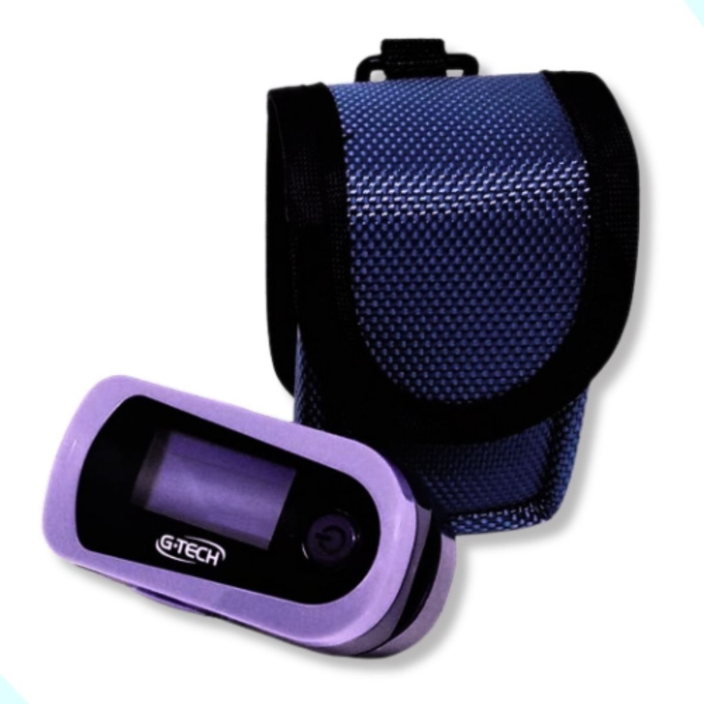 Oxímetro De Dedo Equipamento De Pulso Gtech LED Monitor De Frequência Cardíaca Medidor De Saturação De Oxigênio No Sangue