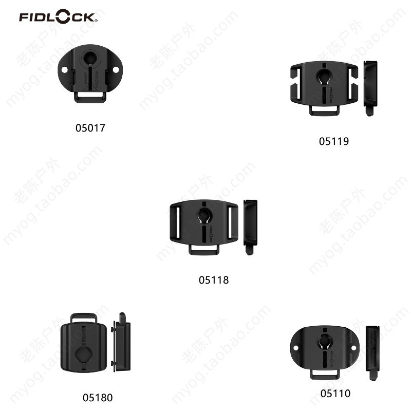 Estoque pronto FIDLOCK FIDLOCK Genuine SNAP PULL Magnet Adsorção Nylon Fivela Magnética Mochila Fivela Magnética