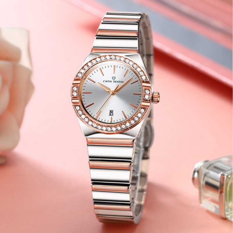 CAVEN DETON High-End Genuine Ladies Watch Textura Luminosa À Prova D 'Água Relógio de Quartzo de Venda Quente M6BA