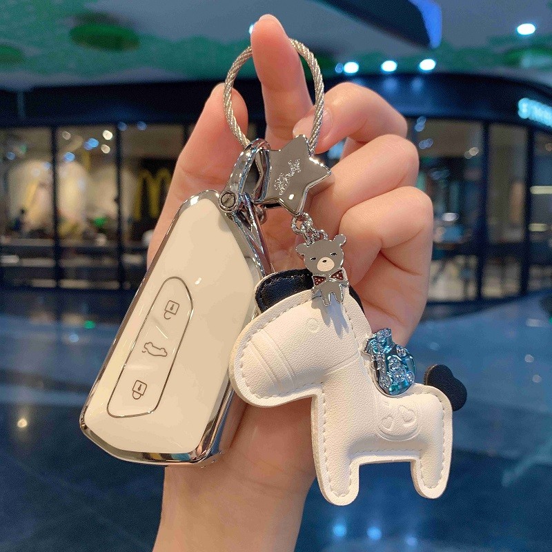 Adequado para Volkswagen Golf 8 id3 id6 Lingdu L Langjing id4 Toon X capa de chave de carro masculino feminino High-End