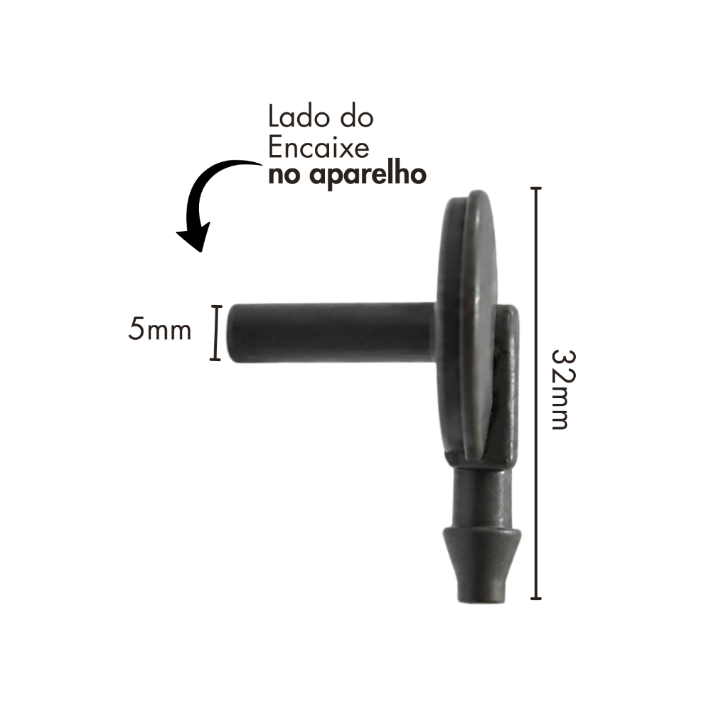 Conector Vipmed 7454 Compatível Com Aparelho Digital Braço Omron
