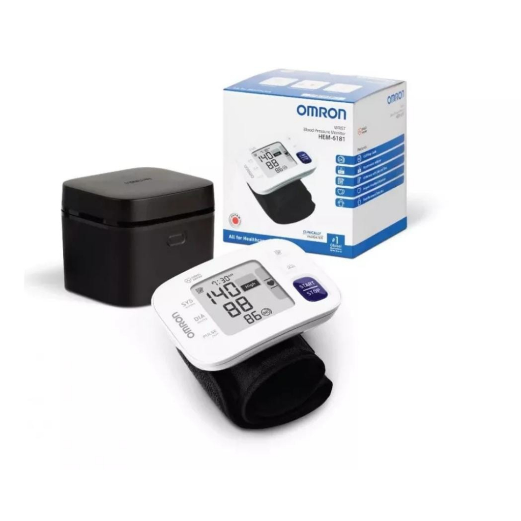 Aparelho Medidor De Pressão Digital Pulso Hem-6181 Omron