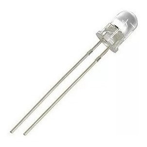 Kit 20 Leds Alto Brilho 5mm Branco Transparente