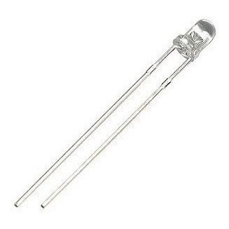 10x Led Pisca 3mm Amarelo Transparente
