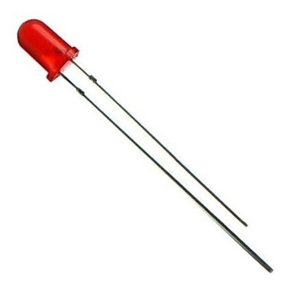 Kit 10 Peças Leds 3mm Vermelho Difuso