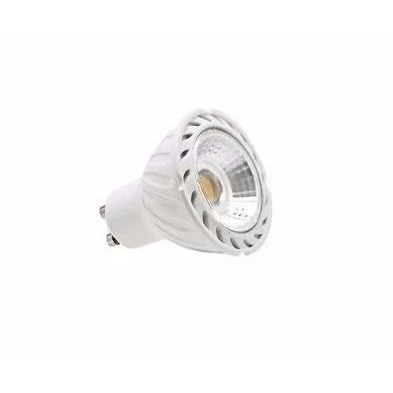 10x Lâmpada Dicroica Spot Led Cob Gu10 7w Branco Quente Frio