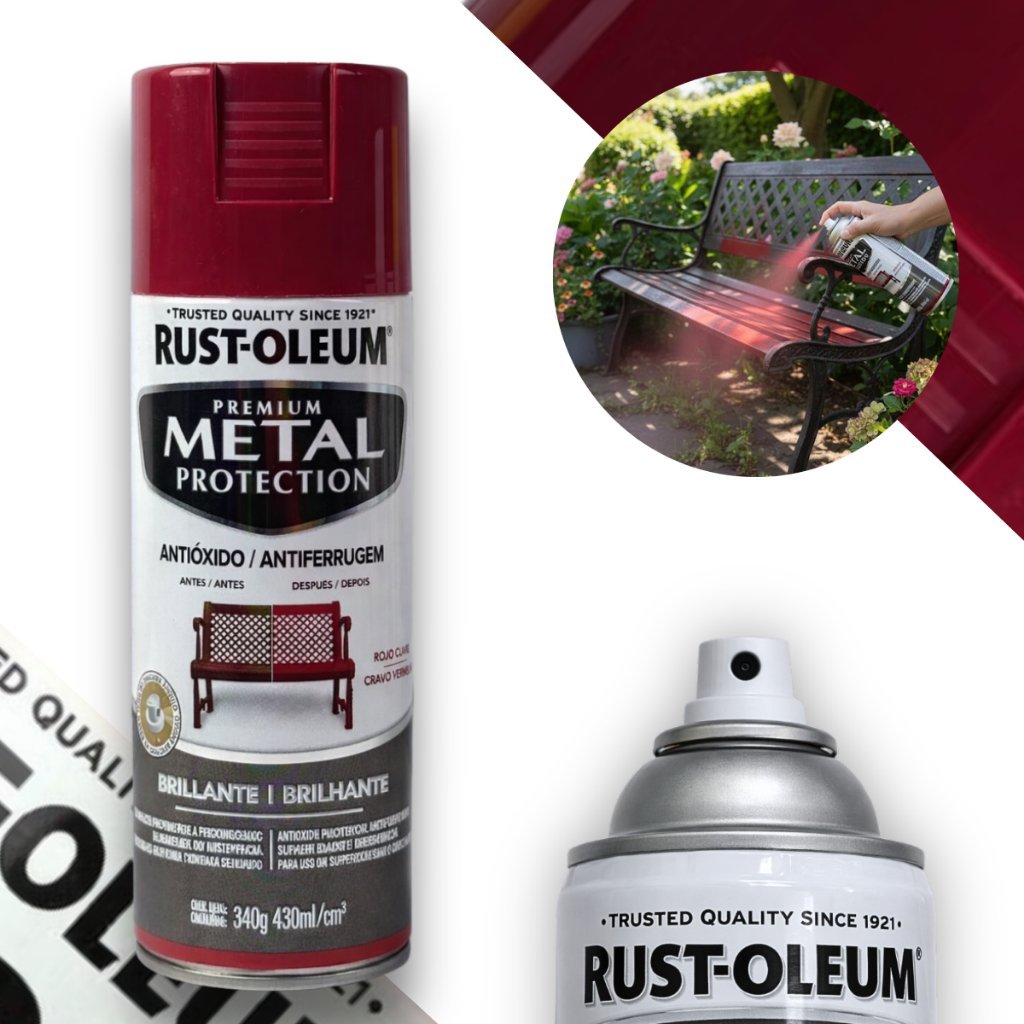 Spray Esmalte Anticorrosivo Metal Protection Branco Rust oleum