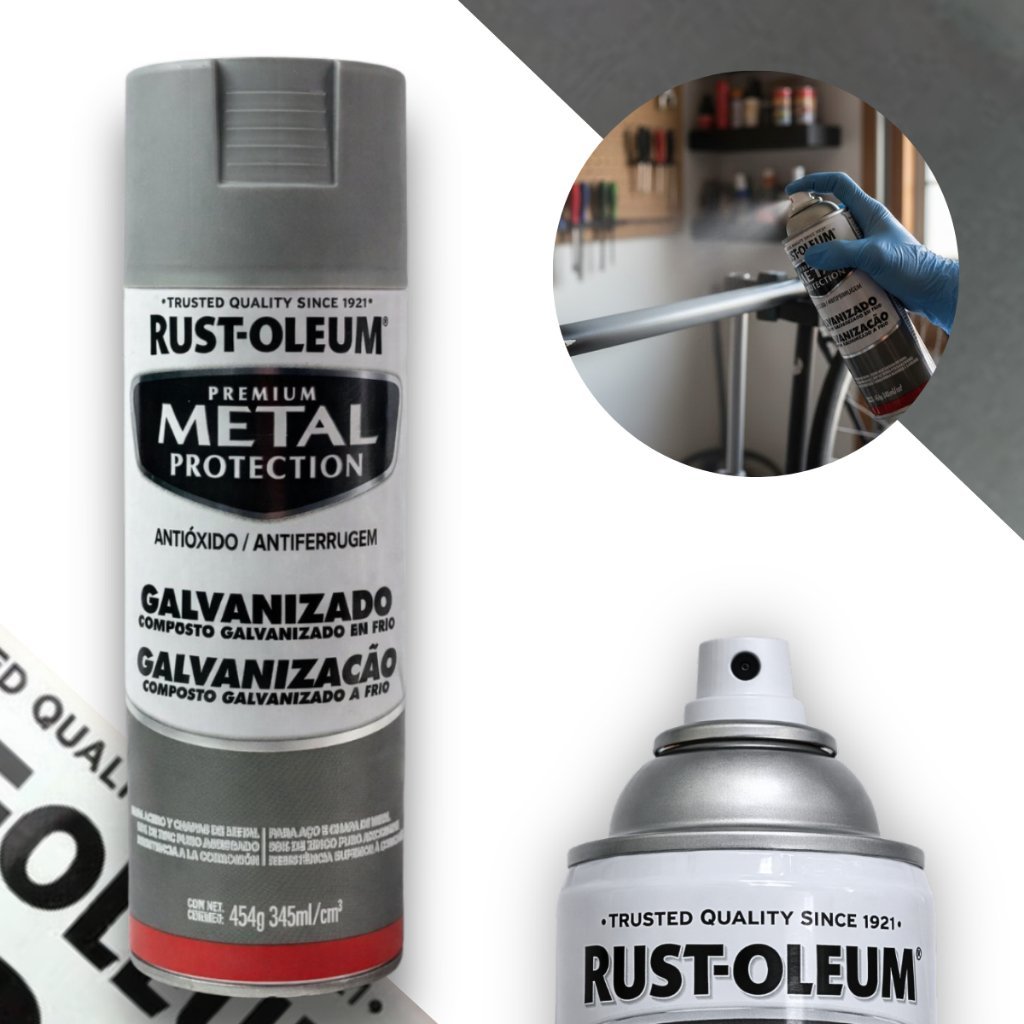 Spray Metal Protection Galvanização a Frio Rust Oleum