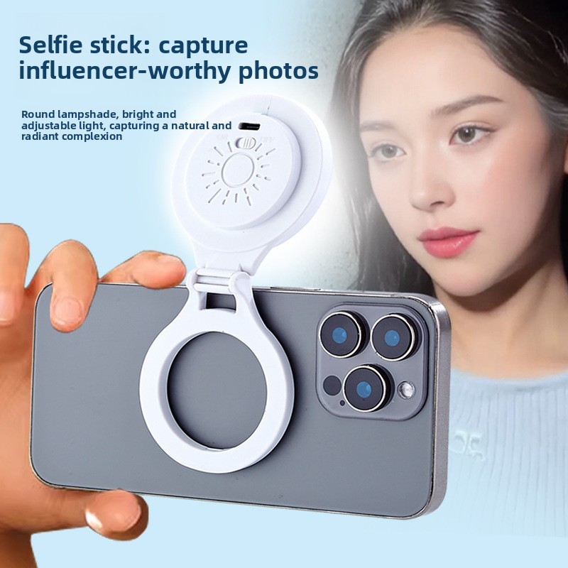Novo produto magsafe luz de preenchimento magnético do telefone móvel Selfie beleza luz preenchimento do telefone móvel