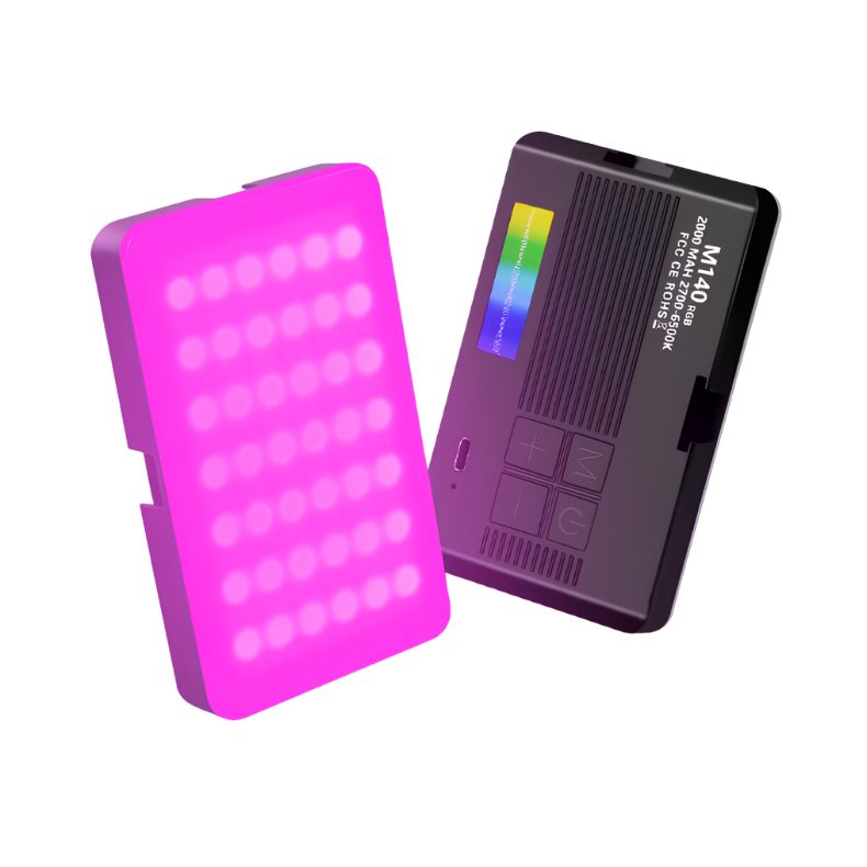 Led Mini Luz de Preenchimento RGB bi-Color Portátil para Celular Selfie/Vlog/Fotografia
