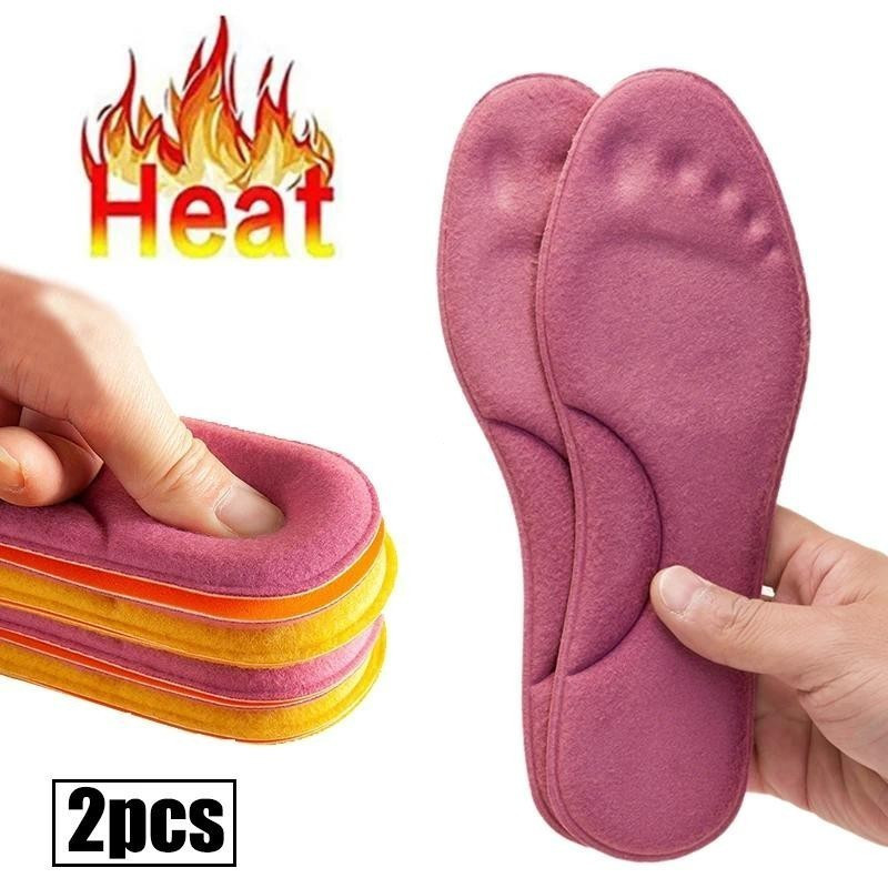 Self Heated Thermal Insoles for Feet Warm Memory Foam Arch Support Insoles for Women Winter Sports Shoes Self-heating Sh