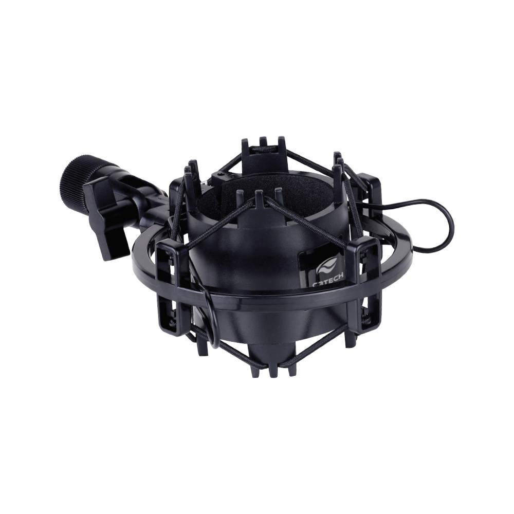 Suporte de Microfone Shock Mount Aranha MI-S10BK C3Tech