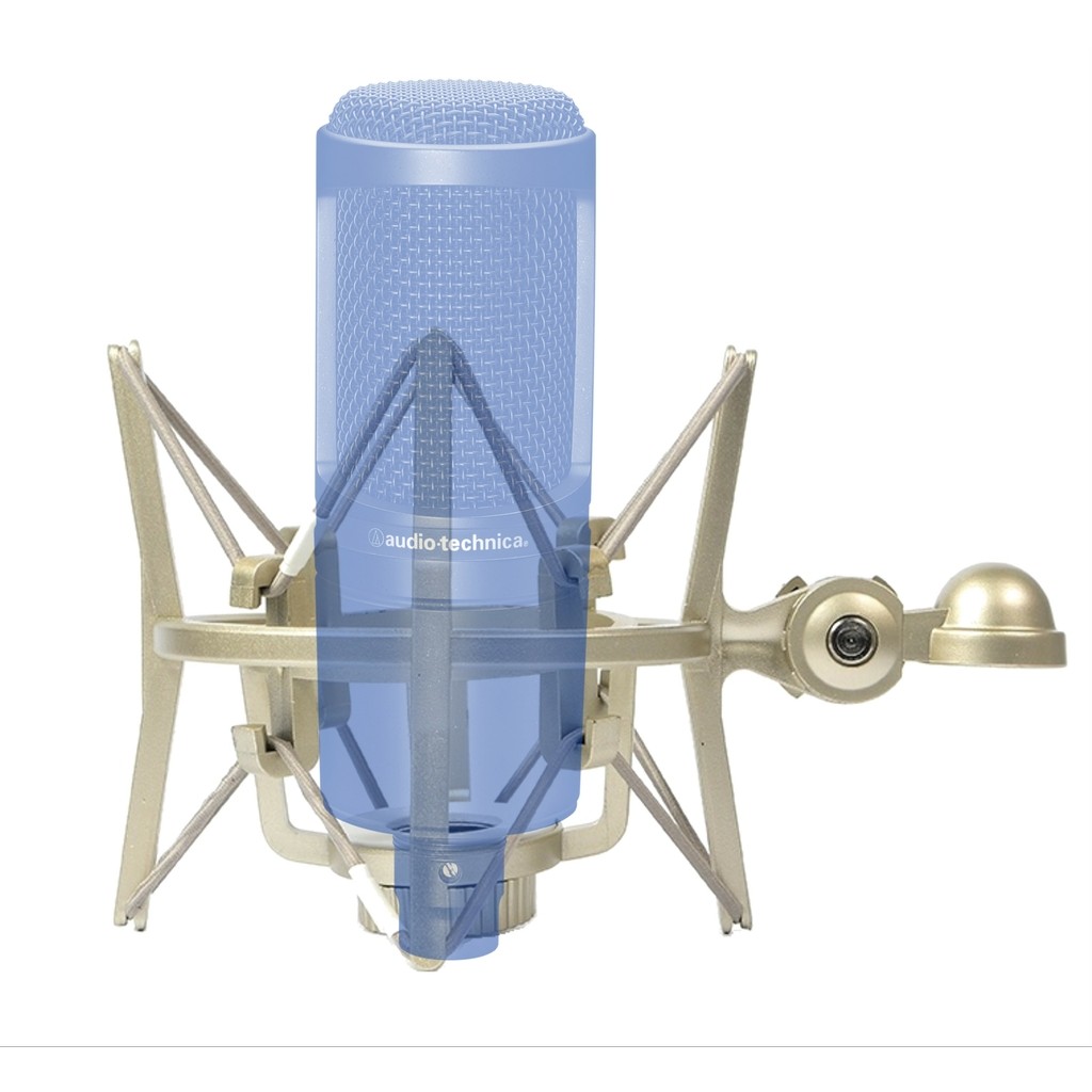 Aranha Shock Mount p/ Microfone Condensador AT2020/USB+