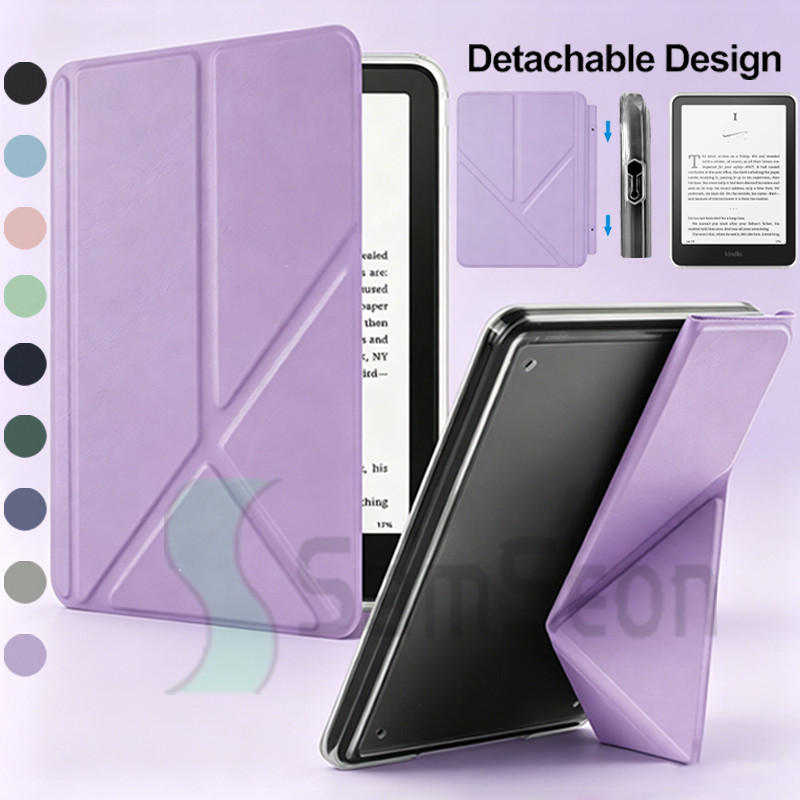 Para Kindle PaperWhite 12a Geração | ColorSoft Signature Edition 7.0'Magnético Destacável 3 + Y-Folding Stent E-Book Cas