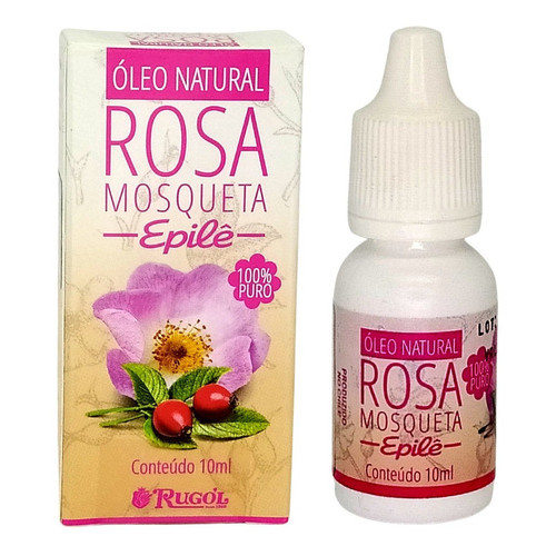 Óleo Natural Rosa Mosqueta Epilê 100% Puro 10ml Rugol C/nota Tipo De Embalagem Bisnaga
