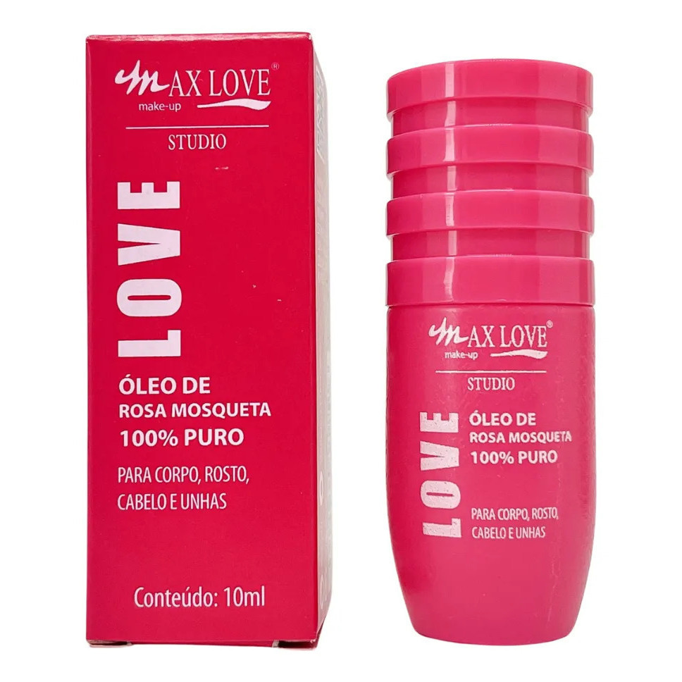 Óleo De Rosa Mosqueta 100% Puro 10ml - Max Love