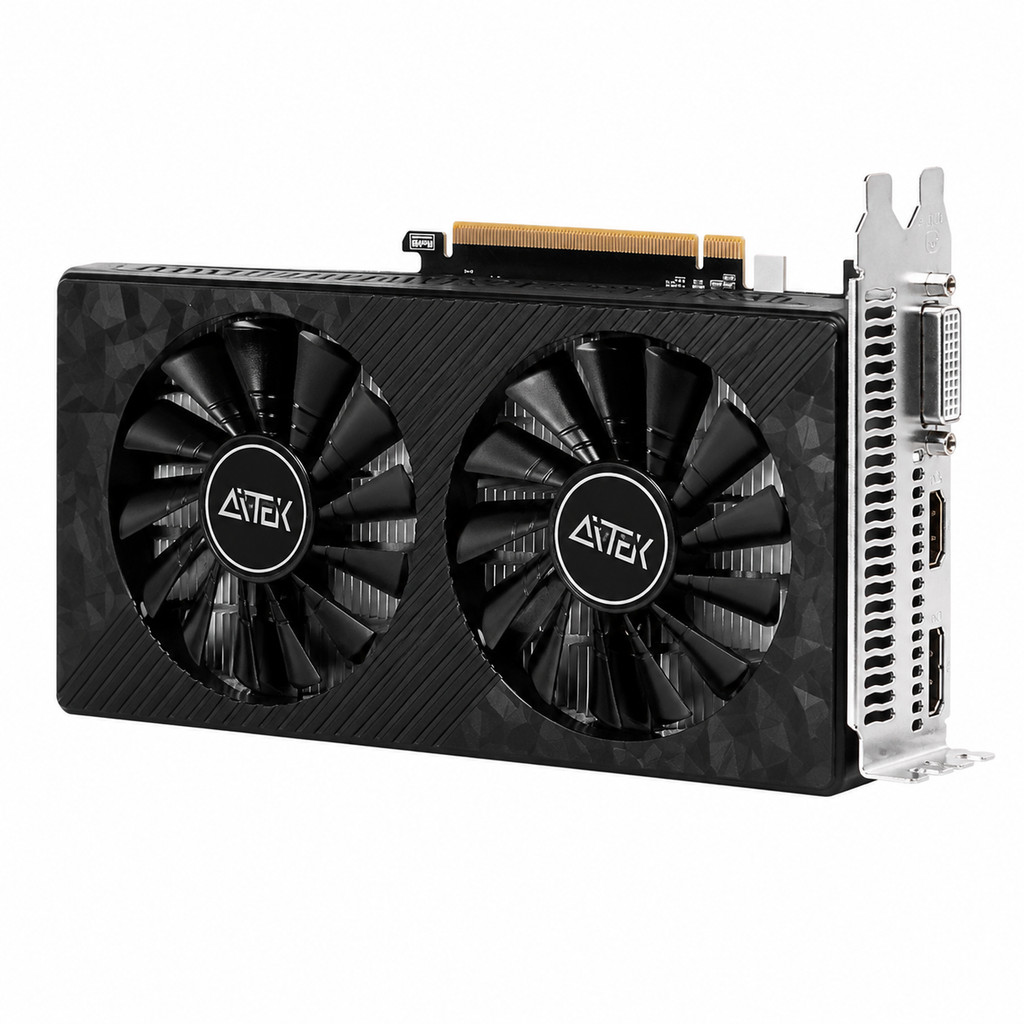 Placa de Vídeo Aitek DELTA RX590 8GB GDDR5 256 Bits Dual Fan AMD Radeon Gamer HDMI DisplayPort DVI-D PCIe 3.0