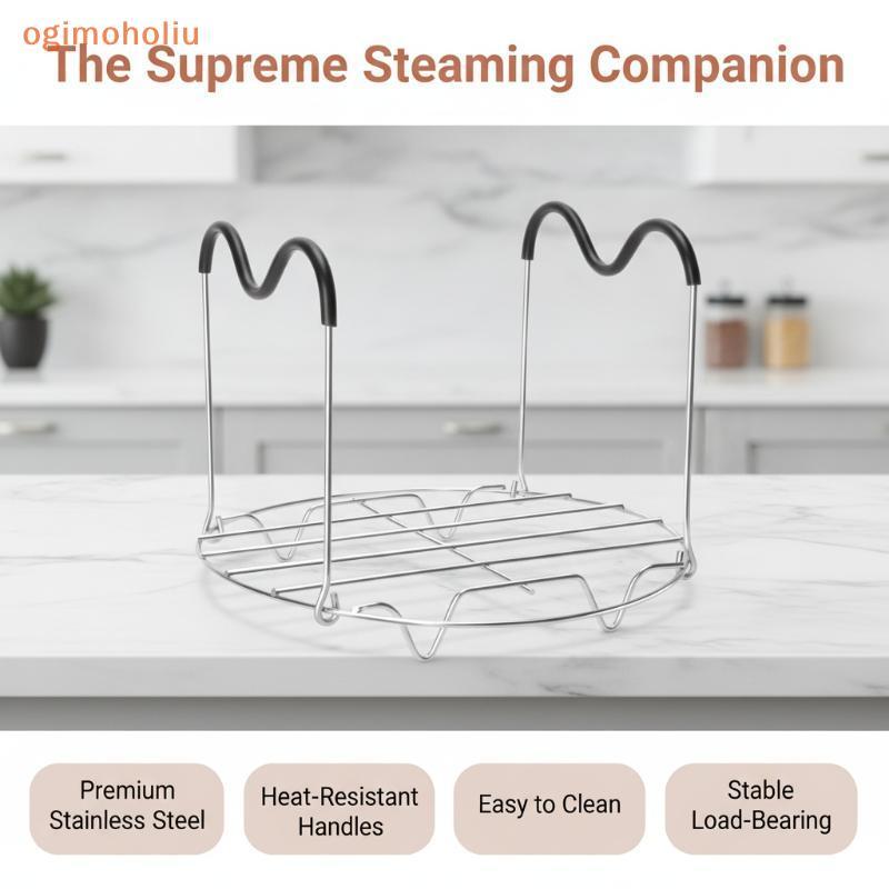 [GMH] 1pc Steamer Ra Trivet Resistente Ao Calor Multifuncional Acessório De Cozinha Para Panela De Pressão Vapor DCZ