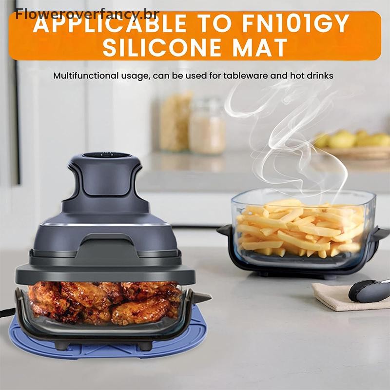 Silicone Dos Trivets Da Fritadeira Do Ar De FFBR Para Crocante , Almofadas Impermeáveis De Calor Antiderrapantes Acessór