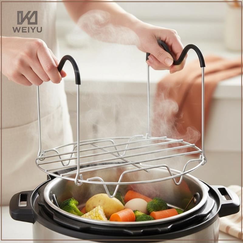 WEIYU 1pc Steamer Ra Trivet Resistente Ao Calor Material Seguro Para Alimentos Utensílio De Cozinha Casa Necessidades Di