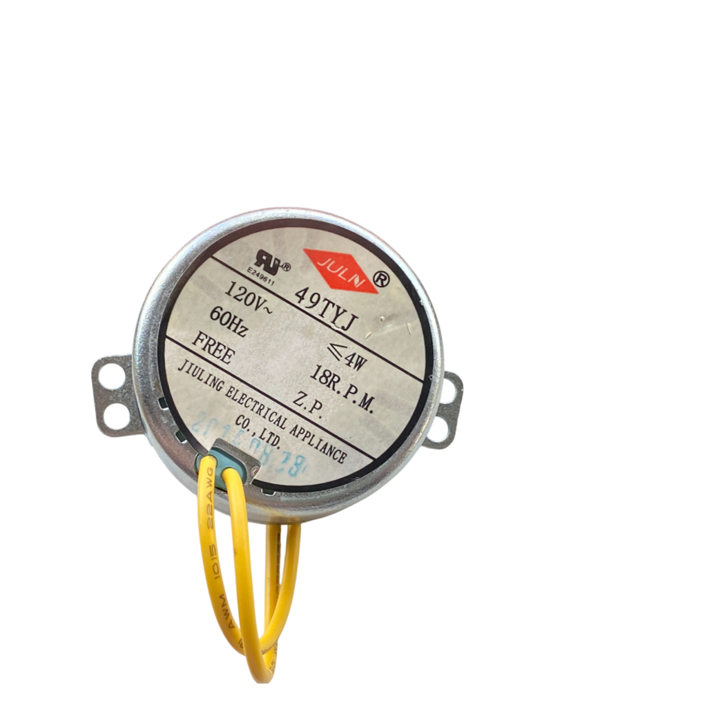 motor para prato giratório de micro-ondas 49tyj 18 rpm 120v