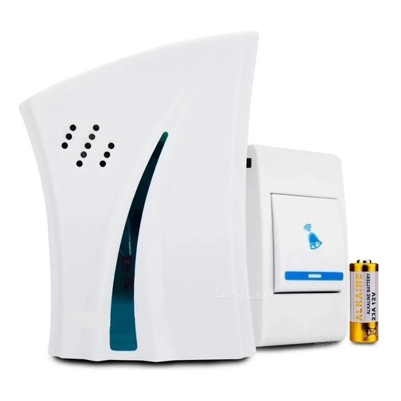 Campainha Sem Fio De Longo Alcance 100m Residencial Wireless