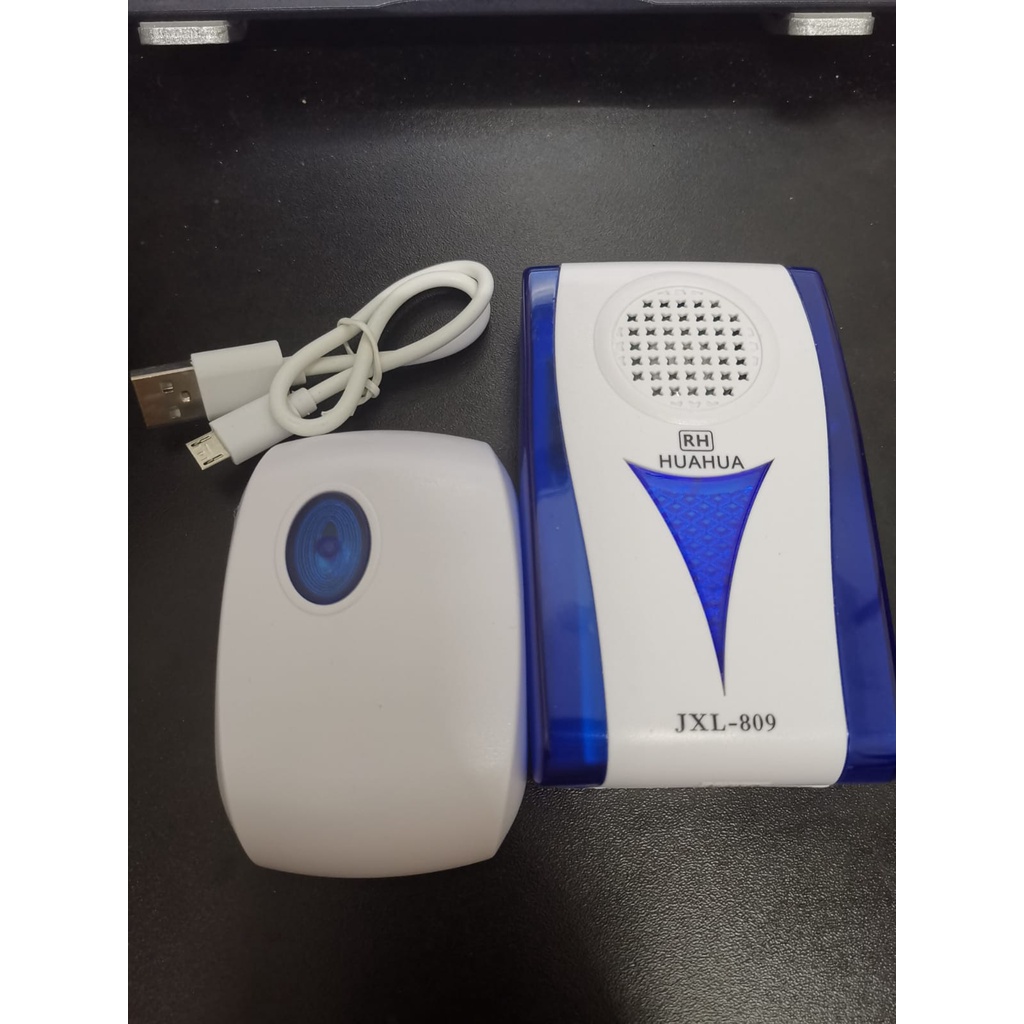 Campainha Residencial Botão Wireless Doorbell Sem Fio Alcance De 100 Metros