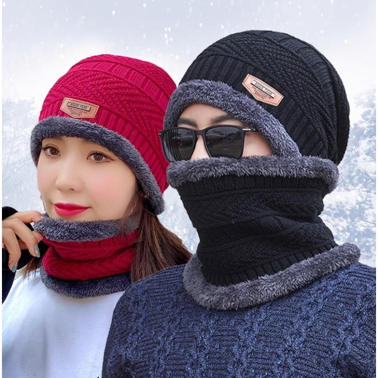 Touca Gorro UNISSEX Frio Inverno Forrado Veludo Suave HL-48