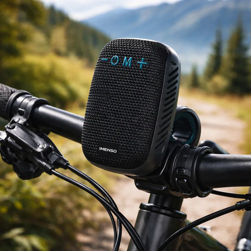 Caixa De Som Bluetooth Para Bike Moto Portátil 8W IPX5 Resistente À Água Com Suporte De Guidão Potente Ciclismo Trilha