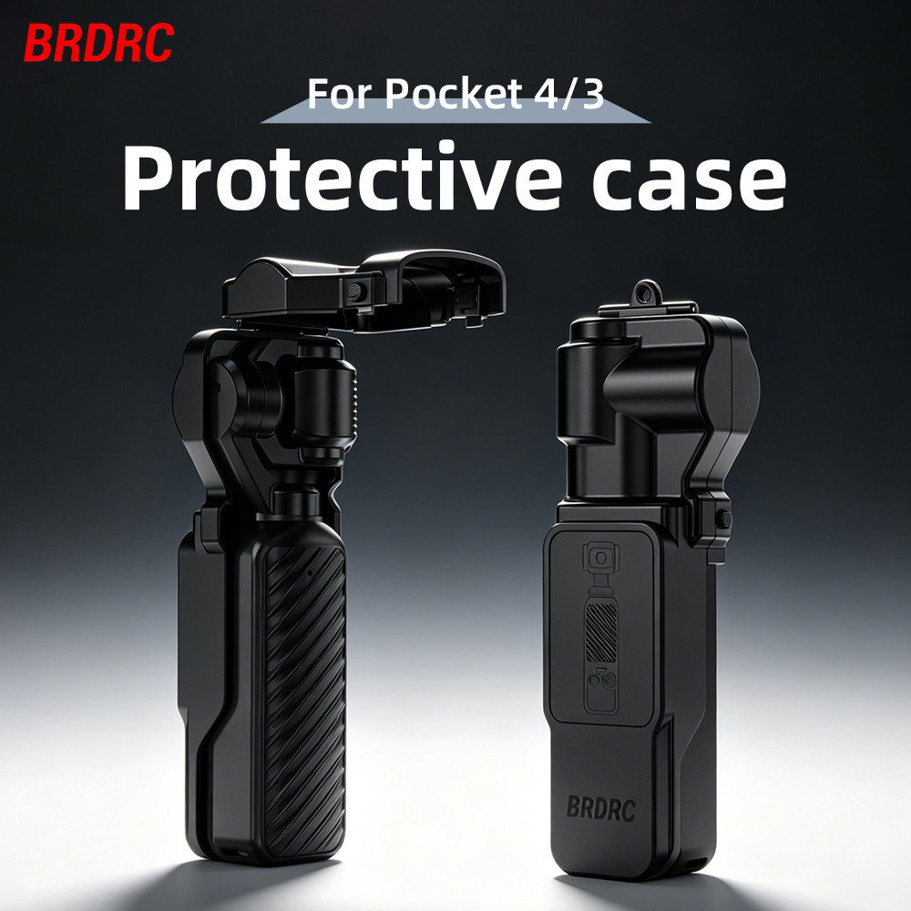 Adequado para a capa protetora DJI Pocket 4/3, capa protetora integrada para lente e tela, acessórios de proteção contra