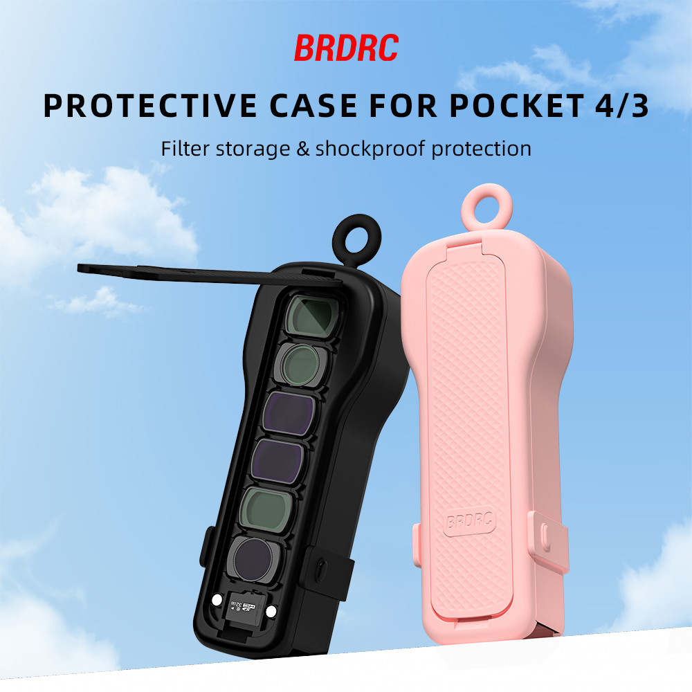 Adequado Para DJI OSMO POCKET4/3 Capa Protetora Tela Da Lente Integrada Armazenamento Poeira Pocket3 Acessórios Câmera