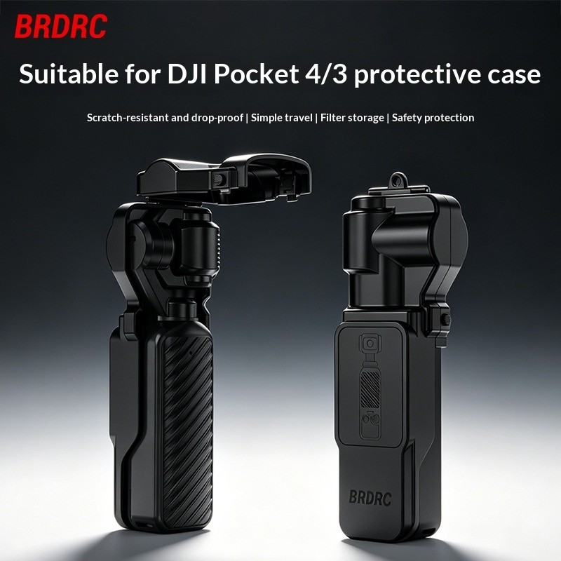 Adequado para DJI OSMO POCKET 4/3 Capa protetora Tela de lente Acessórios de capa protetora integrada