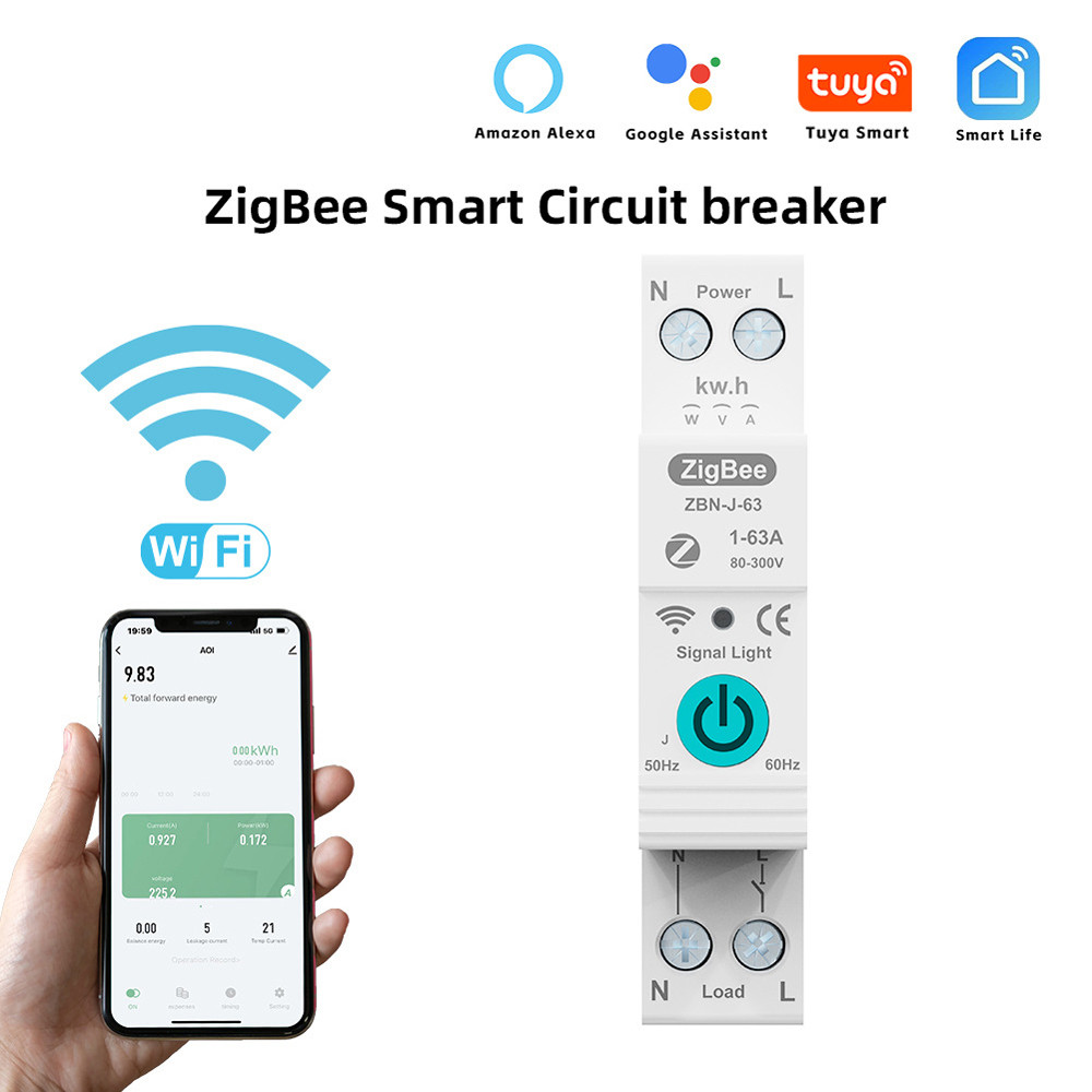 Weytoll Disjuntor Inteligente Controle Remoto Interruptor de Voz Home Wireless Mobilephone APP Connect Compatível com