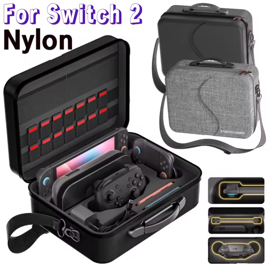 Adequado Para Switch 2 Game Console Saco De Armazenamento switch2 Multi-Funcional Caixa Protetora Portátil Bolsa Crossbo