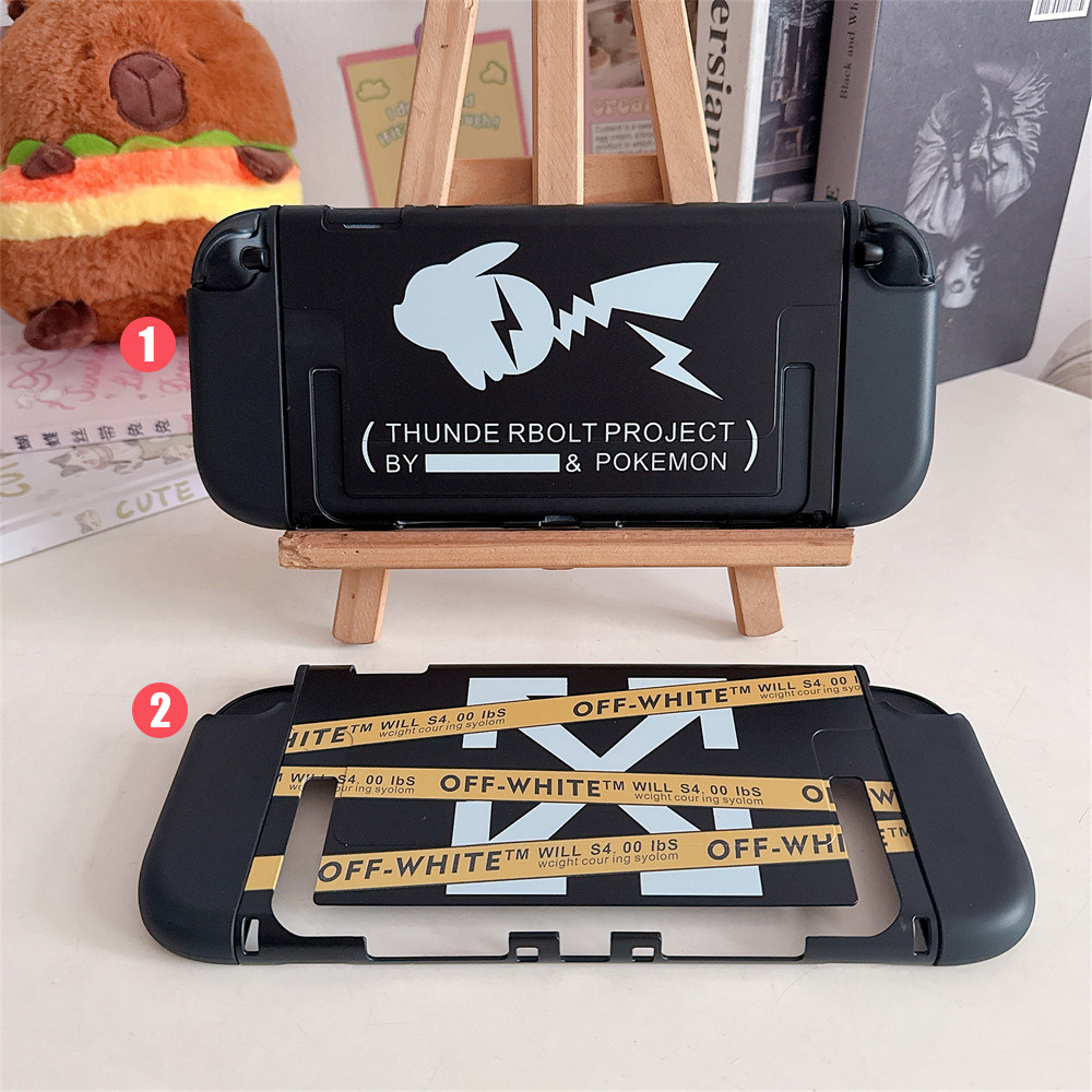Nintendo Switch2 2025 OLED V1 V2 Caso OFF-WHITE Caixa De Armazenamento Pintada À Prova De Queda Bonito Capa Dura